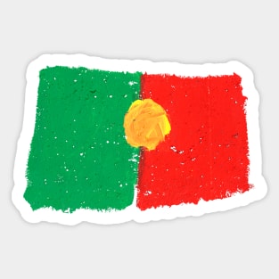 Portuguese flag Sticker